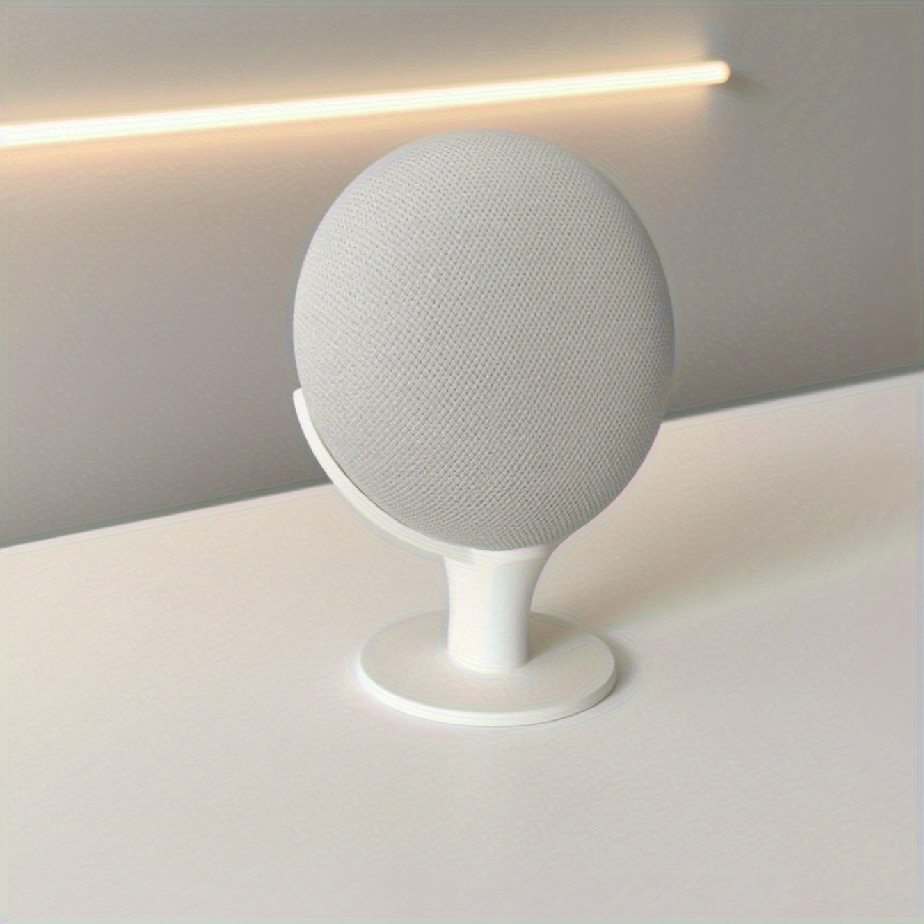 Google Speaker Nest Audio - スマートスピーカーディスプレイスタンドホームデスクトップベースストレージ装飾棚 Google Nest ホームミニスタンド保護カバー