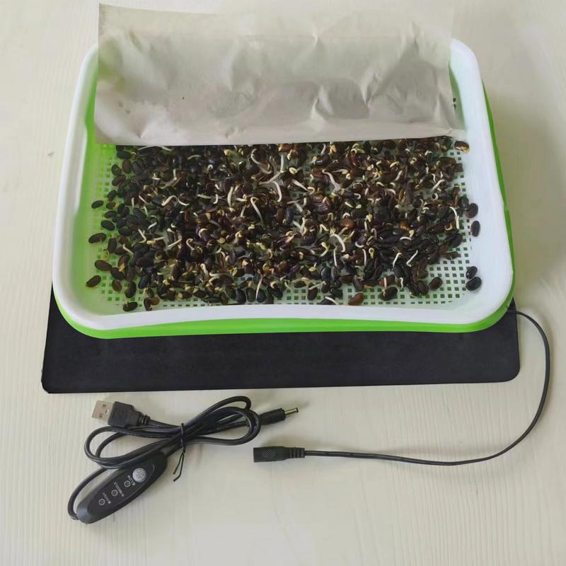植物保温マット PVCレザー製 室内用USB給電式 水耕栽培 - Heat Mat Seedling のレビューと価格