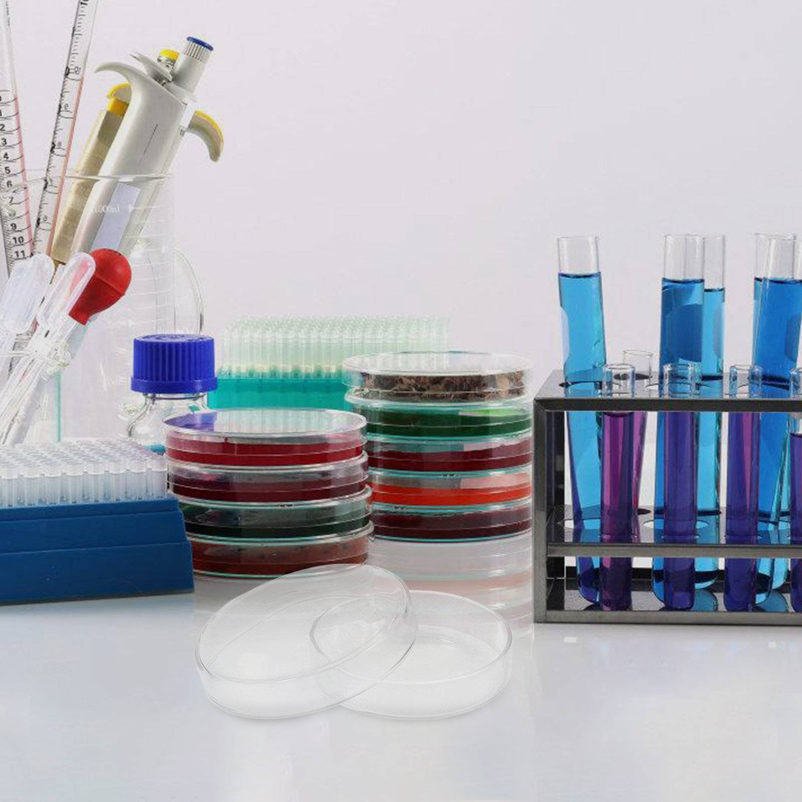 高ホウケイ酸ガラス製ペトリ皿、組織培養用プレート、再利用可能 - Agar Tissue Culture のレビューと価格