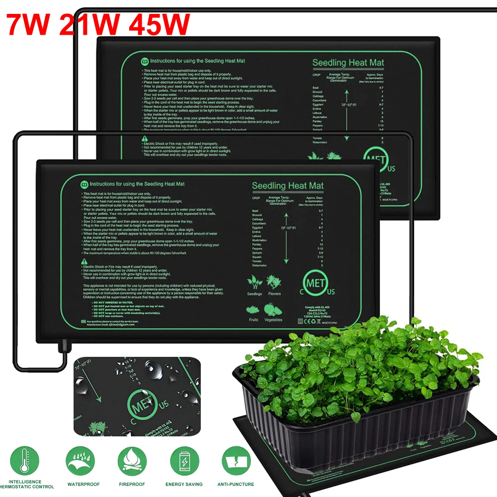 10/25/50CM 苗床ヒートマット 室内植物発芽用 防水 - Rooting Gel Clone のレビューと価格